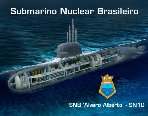 SNB Álvaro Alberto SN-10 - Imagem criada por Rubens Paiva e editada pelo DAN