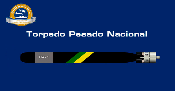 Torpedo Pesado Nacional TP-1 MB Fotomontagem Defesa Aérea & Naval