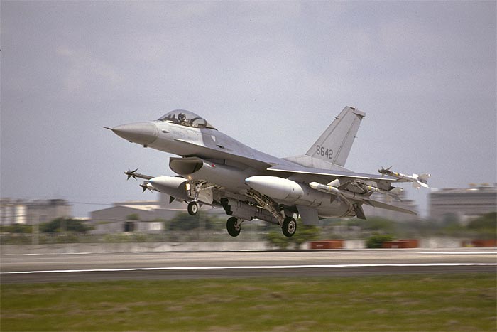 Caça F-16A de Taiwan