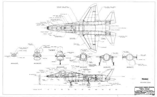 Uma configuração alternativa para o projeto do Caça Leve da USAF nos anos 70