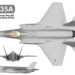 3 Vistas do F-35A