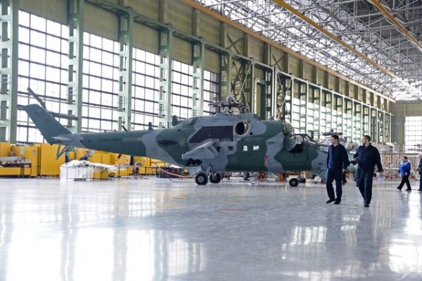 Mi-35 na fábrica da 