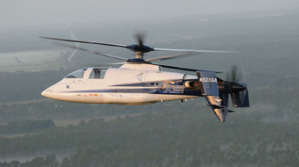 Demonstrador X2 que servirá como base para a equipe Sikorsky/Boeing