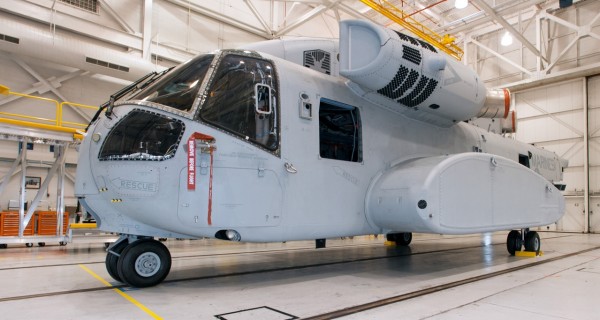 Primeiro CH-53K representativo na linha de produção
