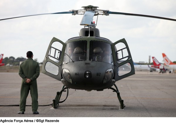Helicópteros Esquilos são deslocados para área operacional de