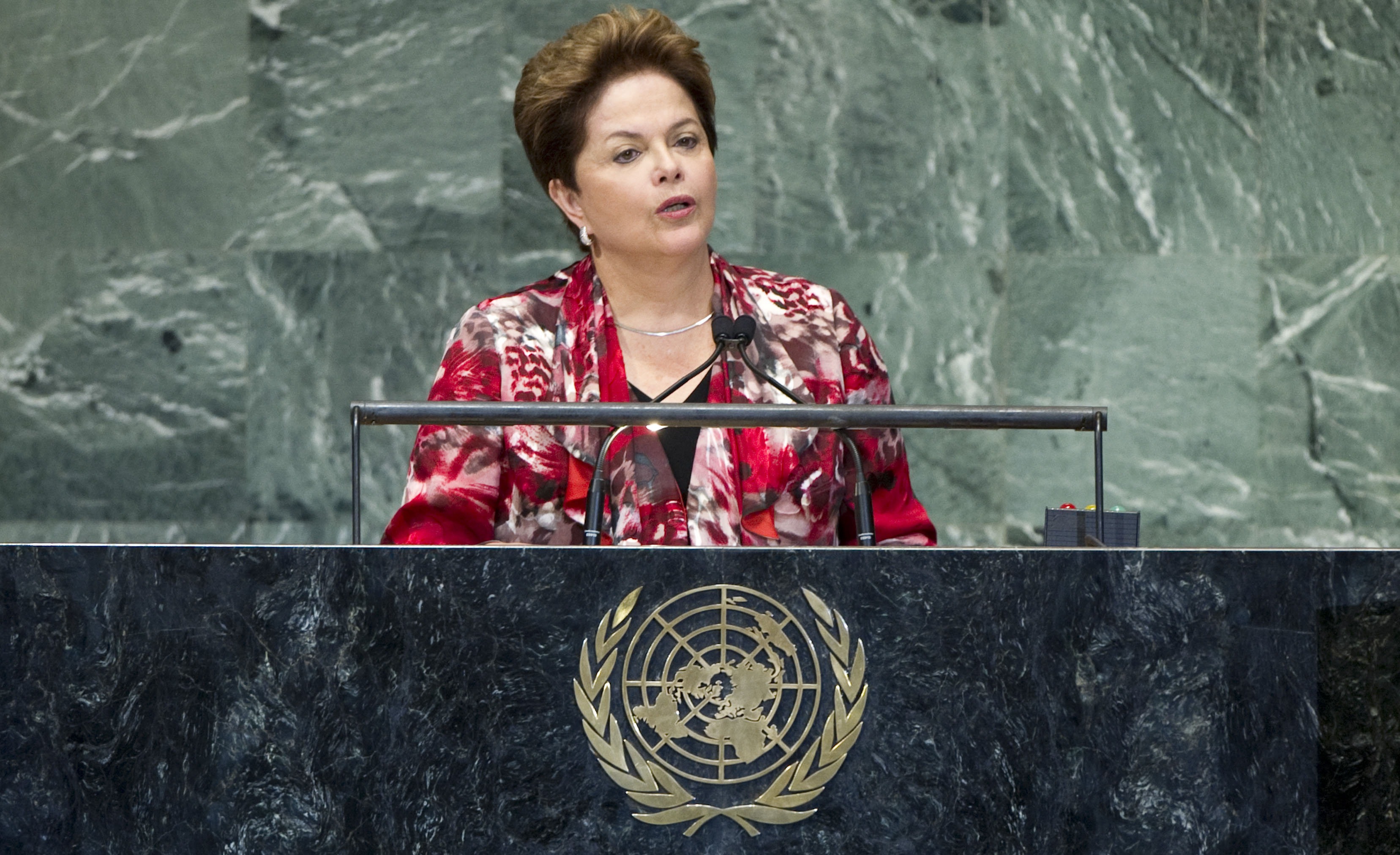 Presidente Dilma Roussef na ONU em 2012
