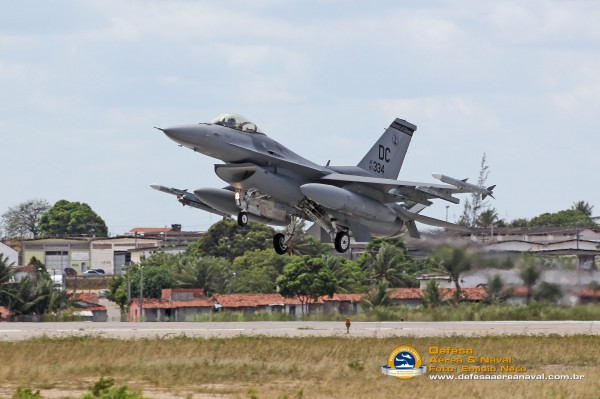 F-16 da USAF retornando a BANT