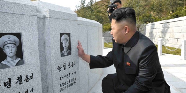 North Korean leader visits soldiers cemetery
