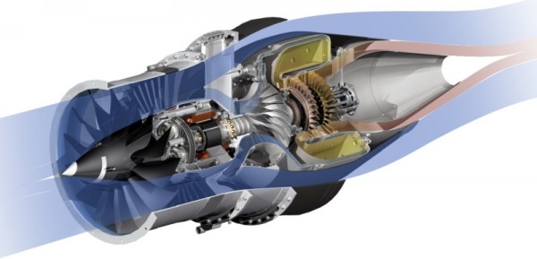 Visualização do fluxo de ar no corte esquemático da turbina DGEM 380, sucesso de mercado da Price Induction