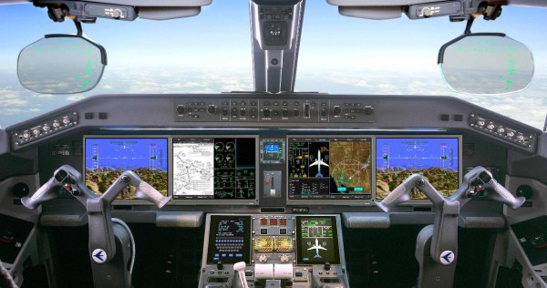 cockpit-E-Jets-de-segunda-geração-imagem-Embraer