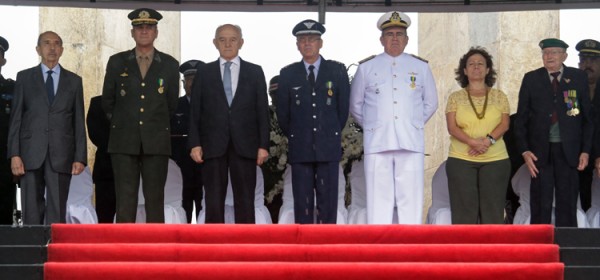 Cerimônia em comemoração pelos 70 anos do Dia da Vitória realizada no Rio de Janeiro