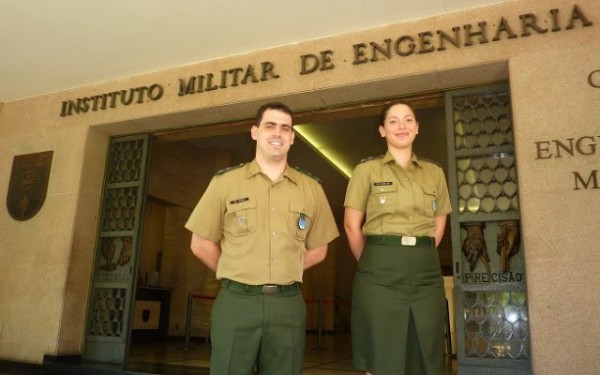 Jackson e Clara foram os primeiros colocados em West Point, academia militar dos EUA - FOTO: Rafael Gomide