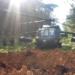 Forças de segurança usaram explosivos para destruir a pista clandestina conhecida como “Valmor” durante a Operação Curare VI. [Foto: Exército/Brigada Lobo D’Almada]