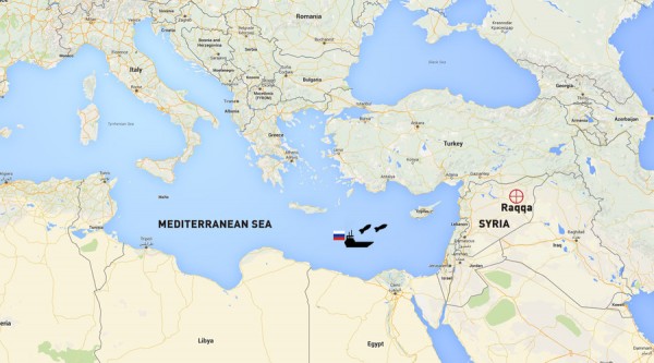 Mapa mediterraneo