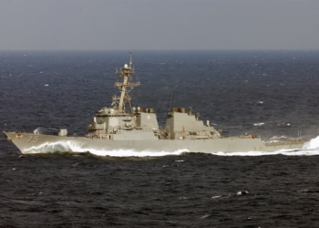 030114-N-3235P-501
At sea with  Jan. 14, 2003 -- The Arleigh Burke-class destroyer steams underway in the Mediterranean Sea as part of the USS Harry S. Truman (CVN-75) Battle Group.   The Donald Cook is on a regularly scheduled deployment conducting missions in support of Operation Enduring Freedom.  U.S. Navy photo by Photographer's Mate 1st Class Michael W. Pendergrass.  (RELEASED)