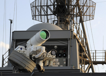 Sistemas de armas image / a laser ilustrativos dos EUA (Laser Arma Systems, Laws). / Reuters