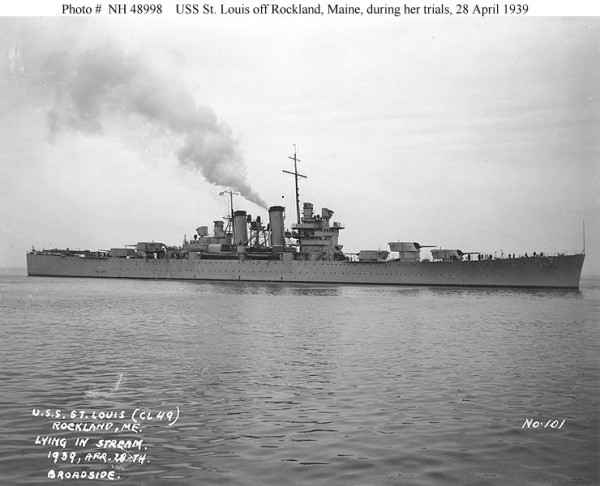 USS St. Louis 1939