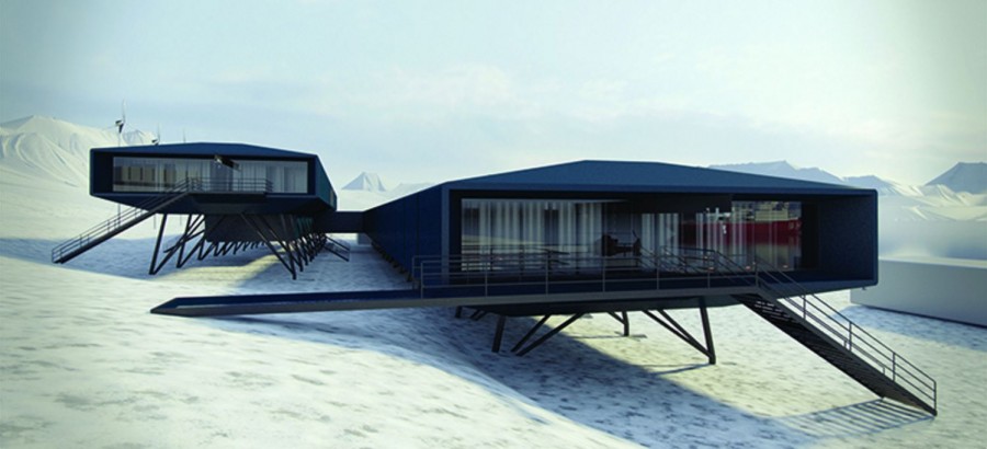 estação antartica