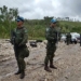 Militares do Brasil chegam a cidade isolada após passagem do furacão Matthew (Foto: Contingente do Brasil no Haiti/Divulgação)