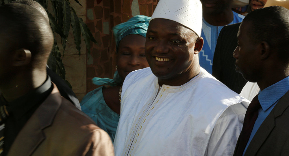 Adama Barrow - © REUTERS/ Thierry Gouegnon