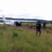 Avião que saiu da Bolívia com 300 kg de droga foi interceptado em Mato Grosso (Foto: Ciopaer/Divulgação)