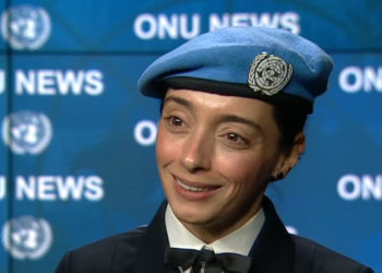 Capitã de Corveta Marcia Andrade Braga foi agraciada com o Prêmio de Defensora Militar da Igualdade de Gênero das Nações Unidas