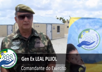 Comandante do Exército Brasileiro, general Pujol