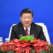 Presidente Xi Jinping durante com os chefes de delegações estrangeiras nas comemorações dos 70 anos da PLAN Foto: Xinhua