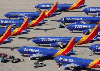Todos Boeing 737 MAX 8 da Southwest estão proibidos de voar