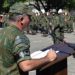 Durante a verificação inicial, o presidente da comissão de avaliação transmitiu instruções para os militares do Batalhão Riachuelo