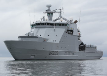 Embarcação de patrulha offshore da guarda costeira (OPV) Svalbard (W 303)