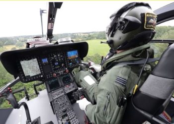 Cockpit Helionix do Airbus H135