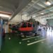 Aeronave UH-17 hangarada no NPo Alte Maximiano.