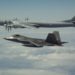 F-22 interceptando bombardeiro russo próximo ao Alaska - FOTO NORAD