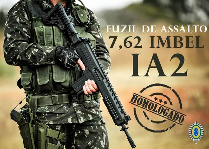 Fuzil de Assalto 7,62 IMBEL IA2 é homologado pelo Exército – Defesa Aérea &amp;  Naval