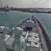 O destróier chinês Haikou chega ao porto de Djibouti para uma visita -
