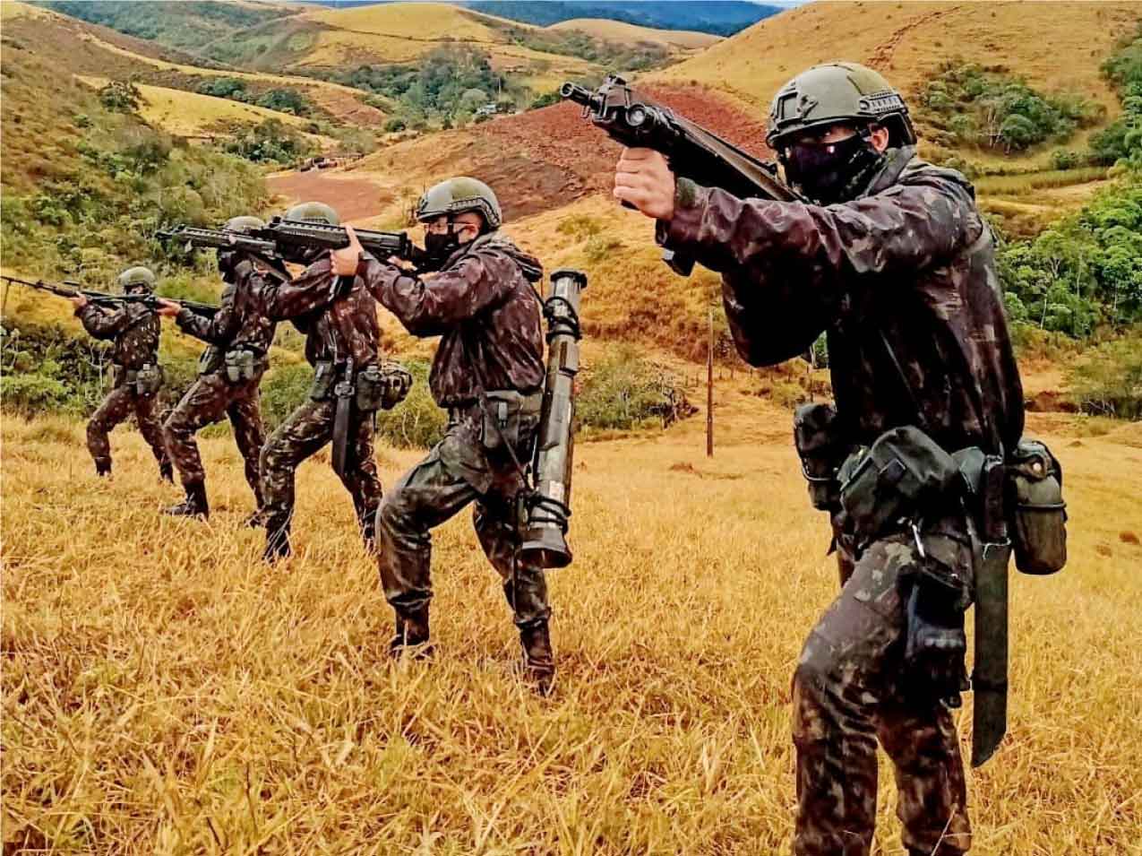 Exército Brasileiro realiza treinamento em Ribeira do Pombal