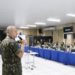 Gen Furlan (Cmt Militar da Amazônia) fala durante a conferência (Foto: US Army South)