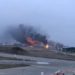 Aeroporto Millerovo na Rússia durante ataque ucraniano