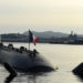 Submarino nuclear de ataque Suffren, atracado em Toulon - Foto NICOLAS TUCAT/AFP