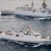 O exercício envolveu a corveta da Marinha indonésia KRI Sultan Iskandar Muda e a fragata da Marinha italiana ITS Virginio Fasan - Foto UE