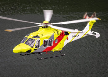 AW169 69005 AC4 during Demo Flight in Cotronei