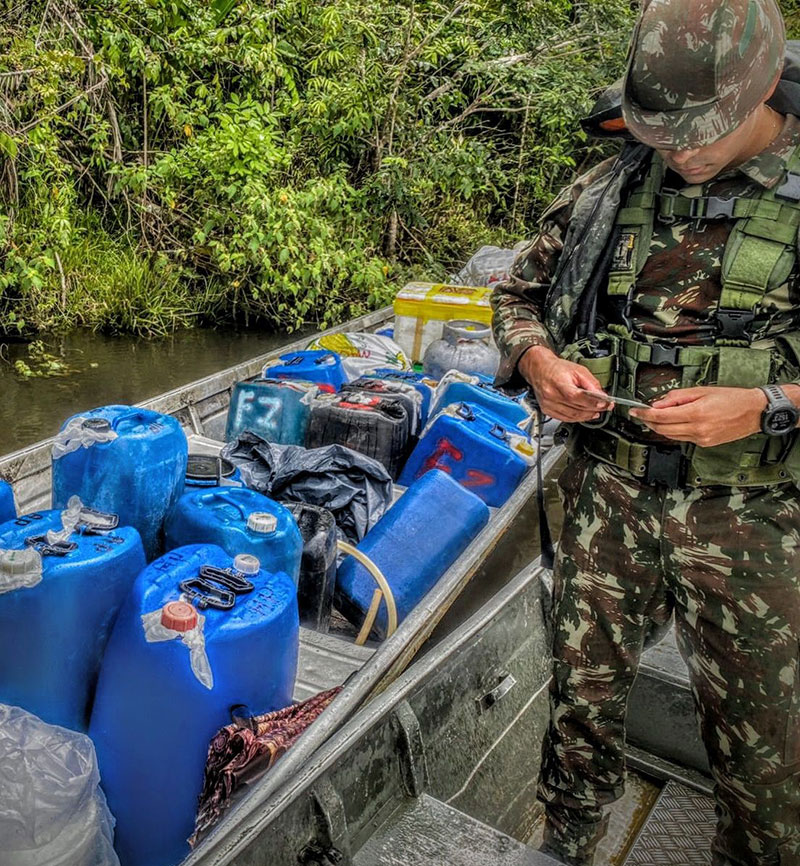 Exército Brasileiro participa de operação na fronteira com Guiana