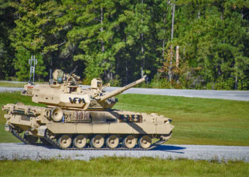 O veículo de combate M10 Booker, apresentado pelo Exército em 10/06/2023 (US Army)