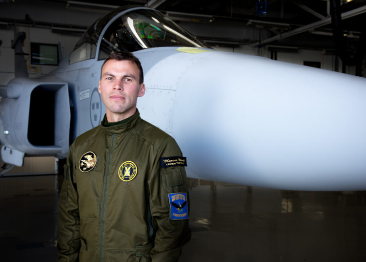 Marcus Wandt - Saab test pilot - Pilot of Gripen E first flight