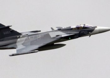 O caça Gripen da Saab é a espinha dorsal do poder aéreo sueco (Saab)