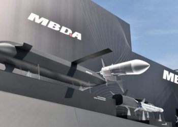 Estande da MBDA em Farnborough - Foto:  John Keeble