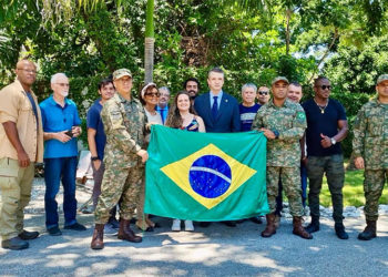 Militares brasileiros atuaram em parceria com o MRE – Imagem: Marinha do Brasil