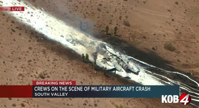 Un caza F-35B se estrella en Nuevo México, el piloto sale disparado de forma segura pero resulta herido – Defensa Aérea y Naval