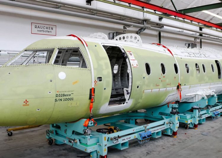 Parte da fuselagem da aeronave é fabricada pela Akaer